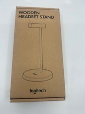 Logitech Wooden Headset Stand NEW IN BOX