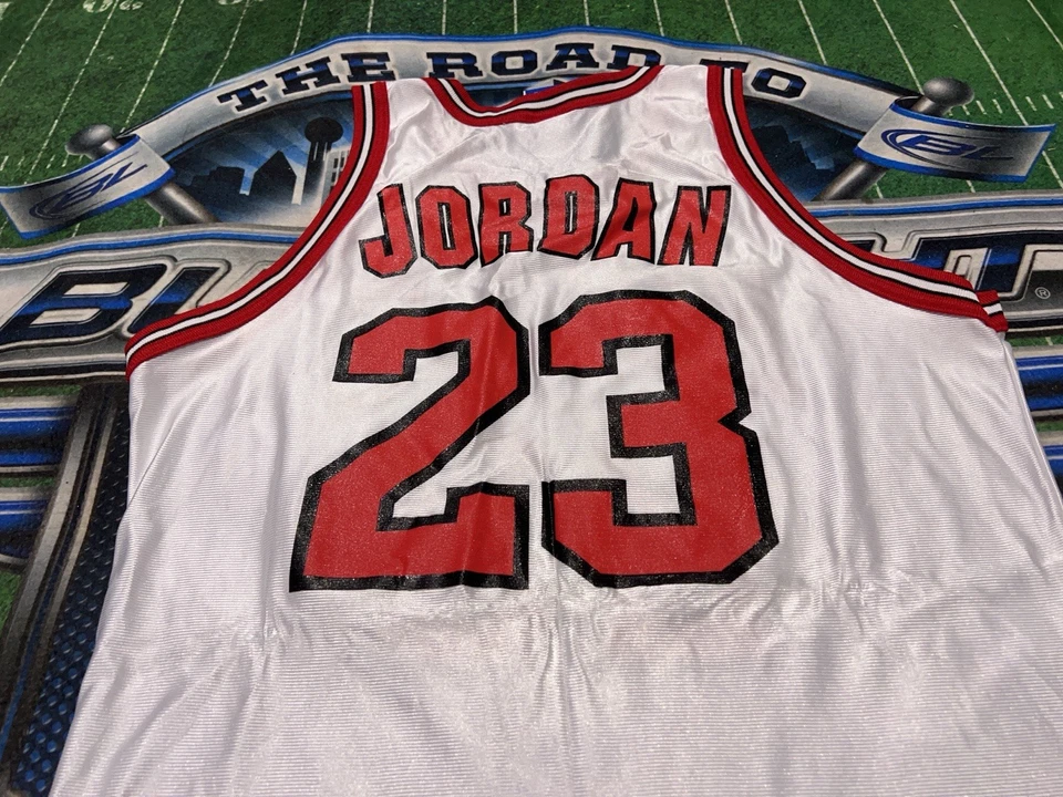 Camiseta de baloncesto vintage campeón Chicago Bulls Michael Jordan NBA talla 44 G2U Foto 4 de 4