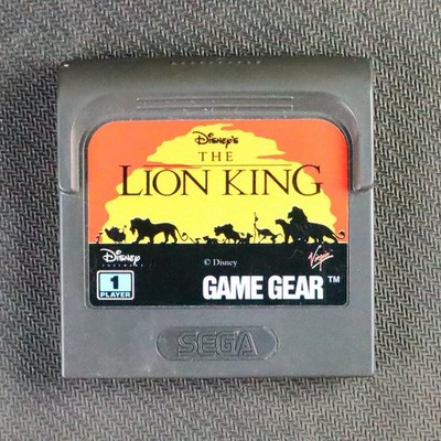 The Lion King Sega Game Gear Cartridge