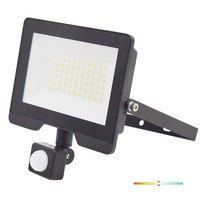 Kobi LED Strahler MHC 50W 4000K IP54 Schwarz Mit Bewegungsmelder