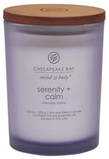 Chesapeake Bay Candle Medium Jar Scented Candle Serenity + Calm Lavender Thym...