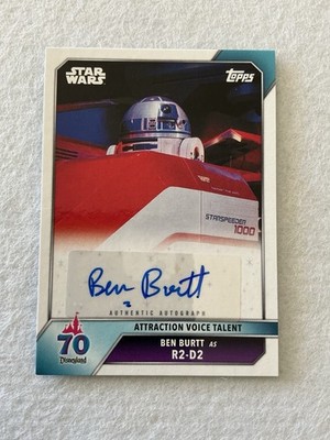 Ben Burtt as R2-D2 2025 Topps Disneyland 70th Autograph #AA-BB