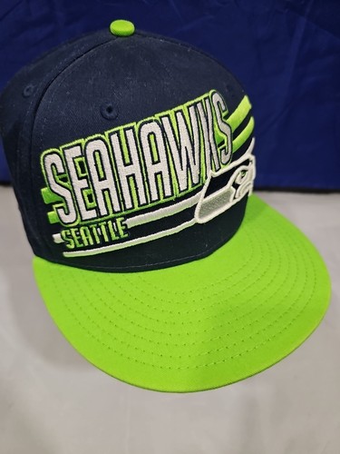 New Era 9FIFTY NFL Seattle Seahawks Snapback Adjustable Hat/Cap Spellout Name - Picture 3 of 13