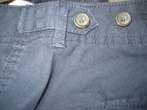 Womens Dockers® brand navy blue capri pants size 12 - Picture 6 of 6