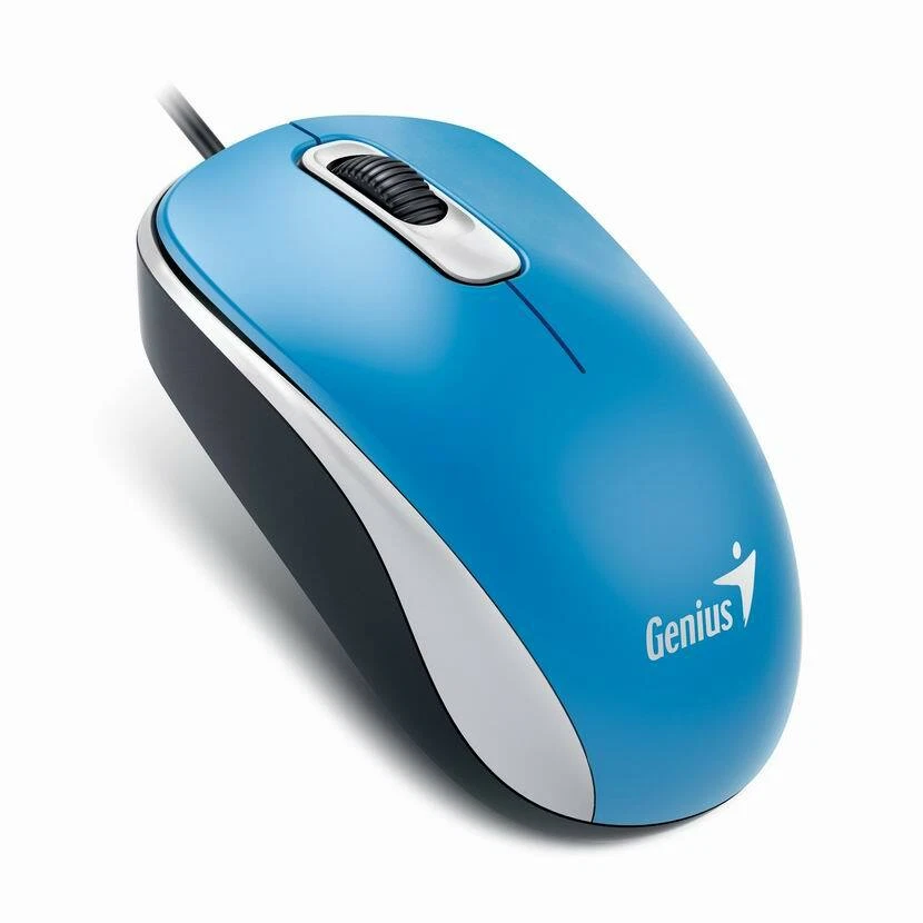 Wired BLUE USB Plug and Play Mouse, 1000 DPI Optical Tracking  3Button PC Laptop - Image 2 of 4
