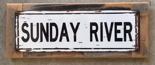 Sunday River Newry Maine ME Ski Skiing New England Vintage Sign Cabin Home Decor - Picture 2 of 3