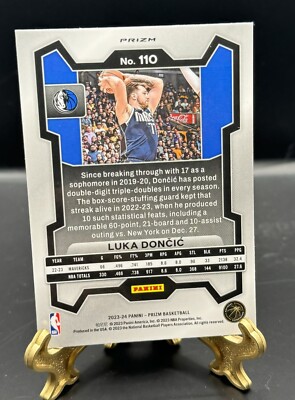 2023-24 Panini Prizm Red Ice Luka Doncic Dallas Mavericks