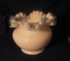 Fenton Aqua crest small vase 5"  MG