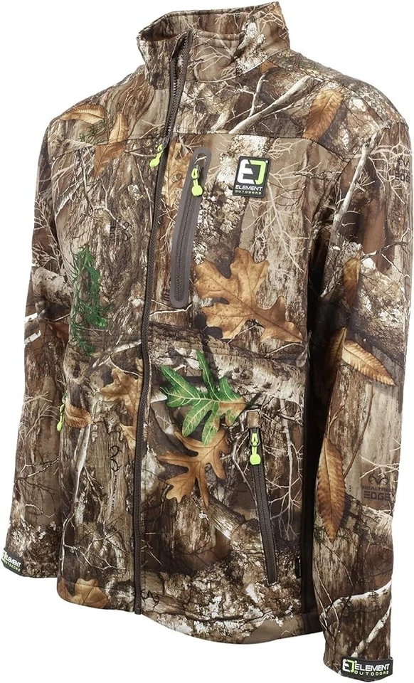 New $138 Realtree Edge  ELEMENT OUTDOORS Prime Series Light/Mid Jacket Men's M - Image 2 of 4