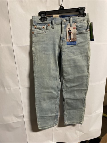Boys Levi's 502 Tapered Fit Strong Performance Jeans in Regular 7reg - Picture 2 of 3
