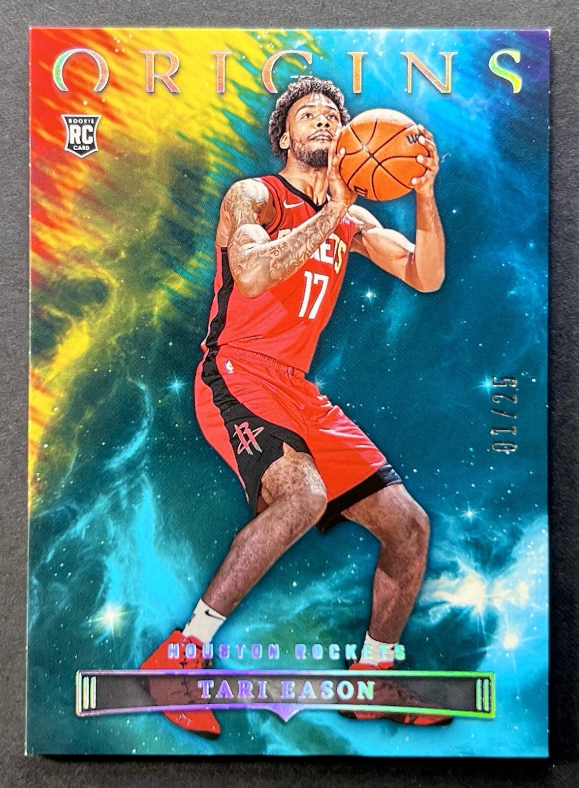 TARI EASON 2022-23 Origins #42 Turquoise #/25 Rookie RC ROCKETS