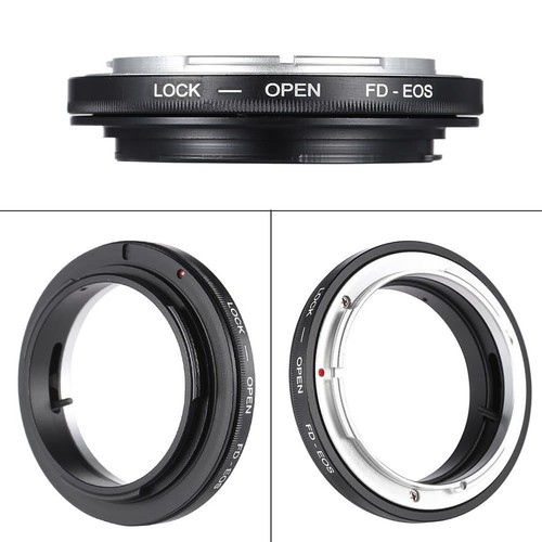 FD-EOS Adapter Ring No Glass for Canon EOS FD Lens to Canon EF Mount Kit - Picture 7 of 9