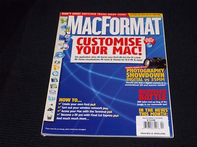 2003 APRIL MAC FORMAT MAGAZINE - CUSTOMIZE YOUR MAC COVER - H 2394