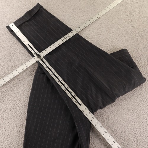 Tweed Suit M Gray Chalk Stripe 100% Wool Cashmere Twill Portugal 42R 36x26 - Picture 23 of 24