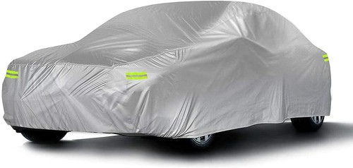 Full Car Cover Waterproof Dust-proof UV Resistant Outdoor All Weather Protection - Picture 1 of 18