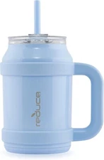 Reusable 32 Oz Cold1 Water Tumbler – Ergonomic Handle – Double-Wall Insulation –