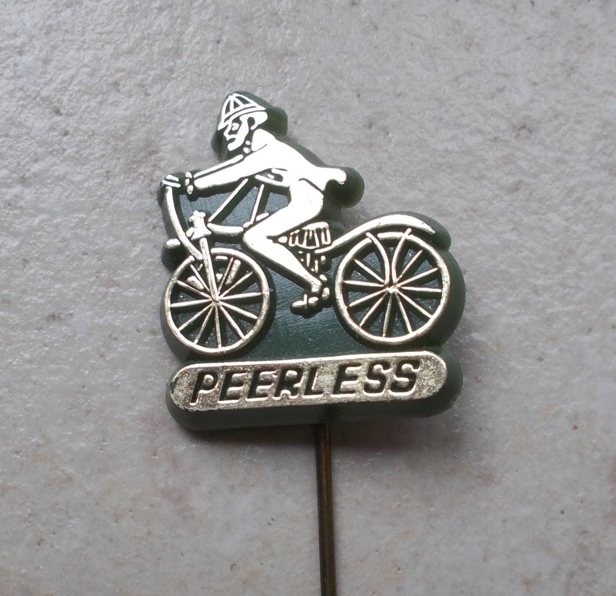 Ancien badge épinglette PEERLESS Cyclisme vélo ancien NL 1960 pins