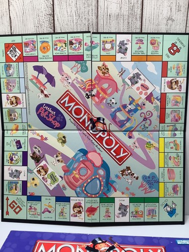 Littlest Pet Shop Monopoly Edition Gioco 100% Completo Vintage 2007 (M) - Foto 13 di 14