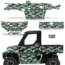 AMR UTV Graphics Decals for Polaris Ranger 1000 XP W/DRS 2 DR 2018-24 SLASH W
