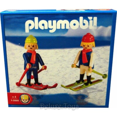 PLAYMOBIL 1-3505 VERY RARE ANTEX SET 2 SKIERS - SEALED BOX !!!!