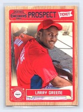 2011 Playoff Contenders Larry Greene #RT3   Philadelphia Phillies