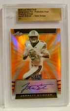 JARRETT STIDHAM AUTO 1/1 ORANGE PRE-PRODUCTION PROOF LEAF METAL DRAFT 2019
