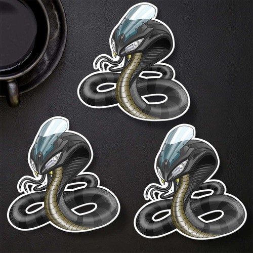 Yamaha FAZER8 FZ8 S Stickers - Set of 3 Kiss-Cut Motorcycle Decals - Picture 6 of 10