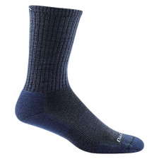 DARN TOUGH MEN'S 1680 NAVY MERINO WOOL SOCK CREW LIGHTWEIGHT USA M L XL