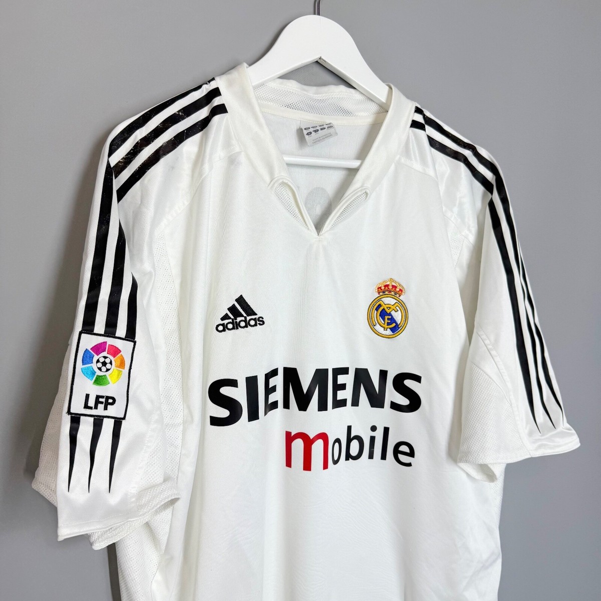 ウェア Real Madrid 04/05 Home Authentic jersey REAL MADRID 2004 2005 HOME FOOTBALL SHIRT SOCCER JERSEY