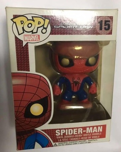 Funko Pop Marvel Spider-Man Film Tête de Bobble 15 Boîte A Usure Rare W / Suivi Funko Pop Marvel Spider-Man Film Tête de Bobble 15 Boîte A Usure Rare W / Suivi | Funko Pop | 2 Funko Pop Marvel Spider-Man Film Tête de Bobble 15 Boîte A Usure Rare W / Suivi | Funko Pop