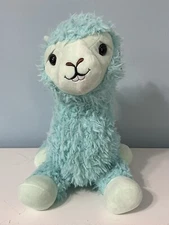 NEW Ideal Toys Direct 20” Blue Alpaca Llama Buck Teeth Stuffed Animal Plush
