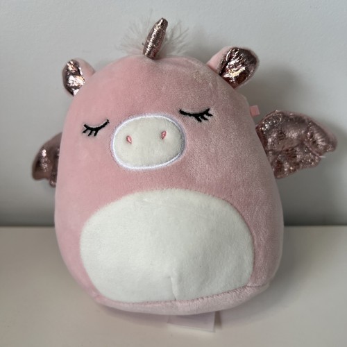 Squishmallows Lot x5 Plush Toys 13cm Owl, Stingray, Antelope, Narwhal, Pegacorn - Picture 6 of 13