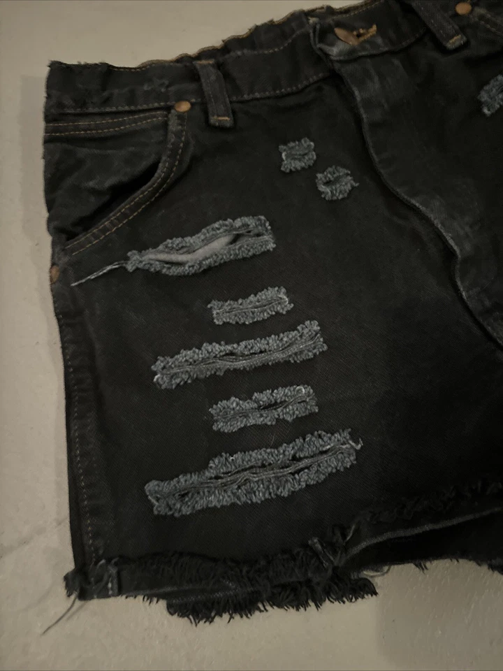 Pantalones cortos Wrangler vintage Y2K talla 16. Envejecido Foto 3 de 4