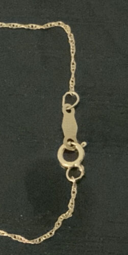 Women’s Diamonique 3 Tier Princess Cut 10K Yellow Gold Necklace - EUC - Picture 3 of 3