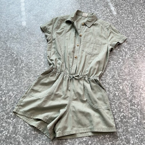 Abercrombie Kids girls size 13/14 Jumpsuit Green - Picture 2 of 8