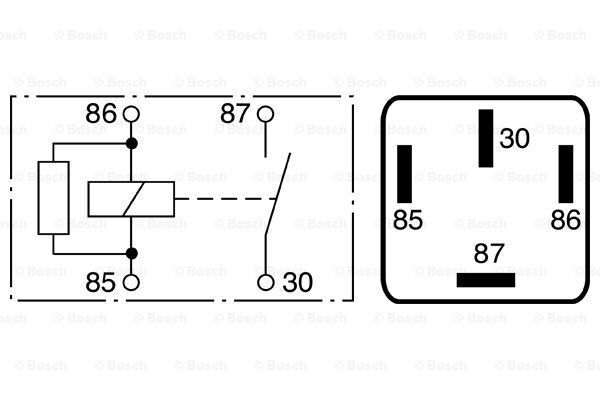 Реле bosch 0986332040