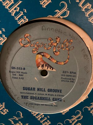 The Sugarhill Gang - Sugar Hill Groove / 8th Wonder 12'' Vinyl, Single Record VG+