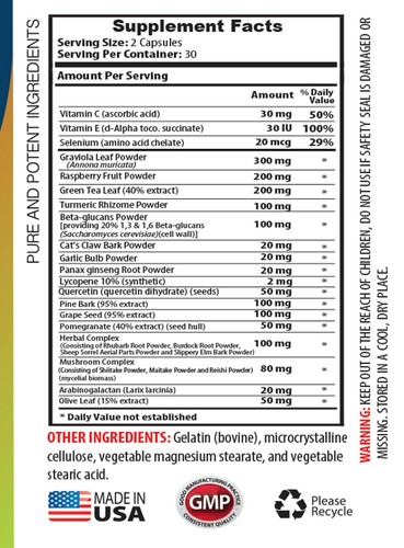 immune health life extension - IMMUNE SUPPORT COMPLEX - turmeric extract 2B - Picture 2 of 9