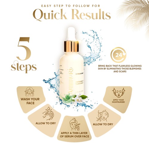 Ammuri Premium Whitening Serum 30ml Kojic Acid + Tranexamic Acid | Dark Spot X - Picture 14 of 21