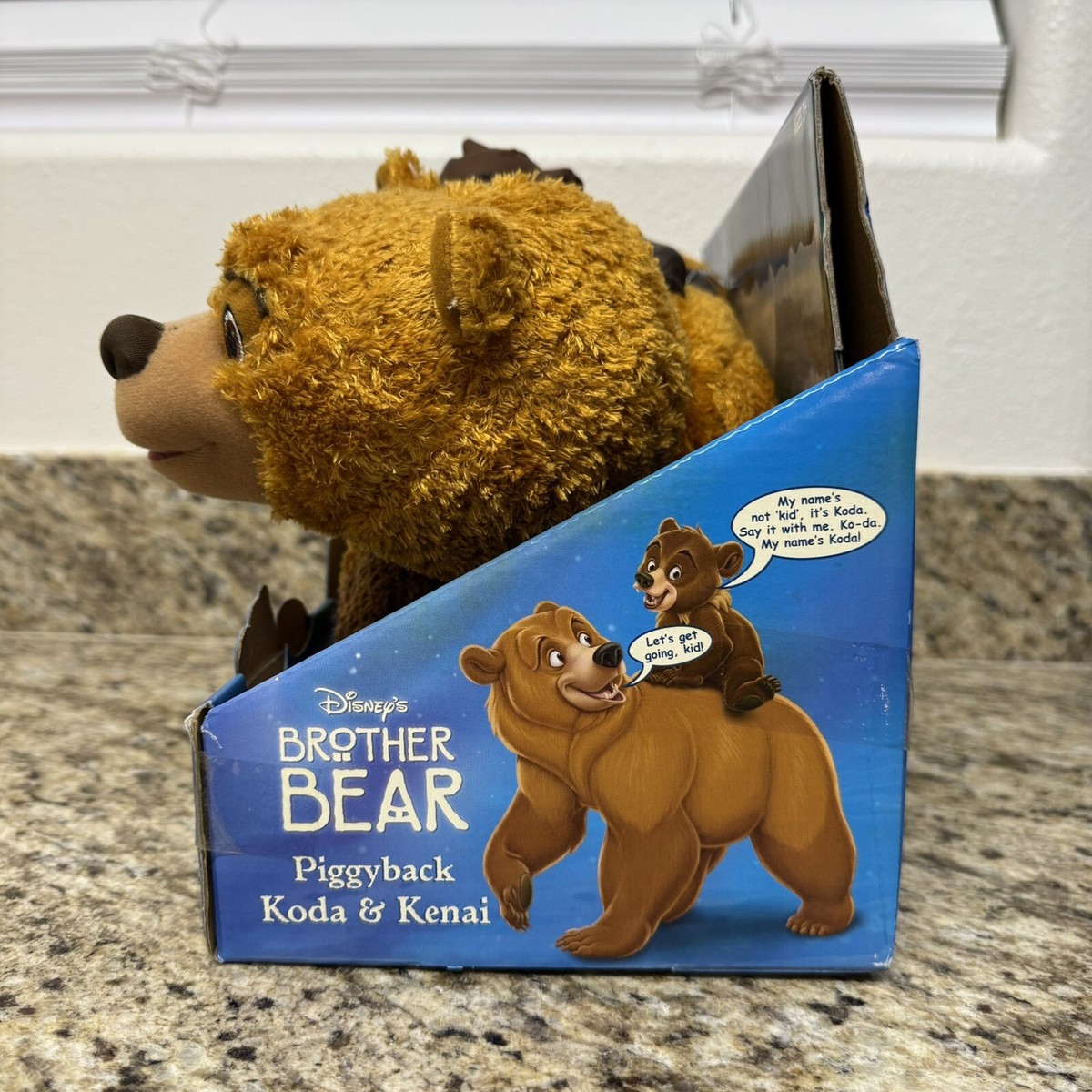 2003 Disney Brother Bear Piggyback Koda & Kenai Talking