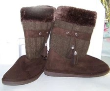 Easy USA Brown Boot w. Tassels  Size 8M Soft upper+