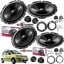 Kit Casse Altoparlanti Pioneer TSG170C Anteriori e Posteriori per Fiat Panda 169