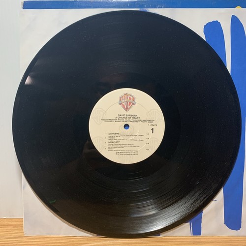 David Sanborn: A Change Of Heart Vinyl LP Warner Bros 1 25479 1 - Tested VG++ - Picture 3 of 5