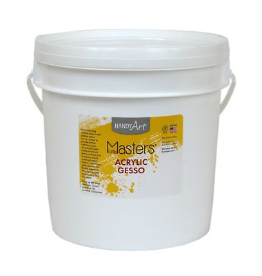 	Handy Art Little Masters Economy Acrylic Gallon White Gesso	