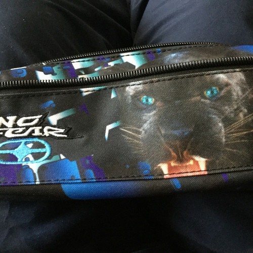 No Fear Pencil case 2 zips schoolwork, make up Bag etc lots of uses mams ITEM 12 - Picture 11 of 12