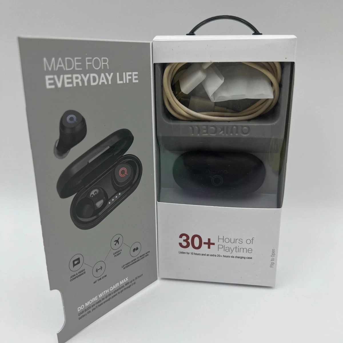 QuikCell True Wireless Earbuds Wireless Charging Case eBay