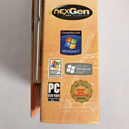 NexGen Interior Design Suite Computer Punch Software works Windows 7, Vista, XP - Picture 10 of 10