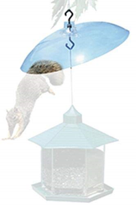 Bird Feeder Squirrel Baffle 16 Inch Diameter Dome Transparent