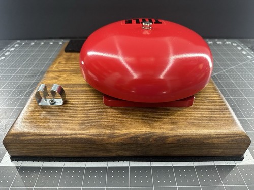 Título Grado Profesional Anillo Gong Calidad Acero Duradero Madera Tablero SIN MARTILLOS - Imagen 7 de 8