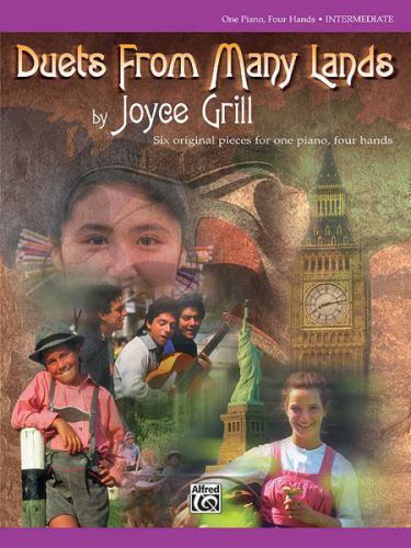 Duets from Many Lands: Six original pieces for one piano, four hands by , Paper